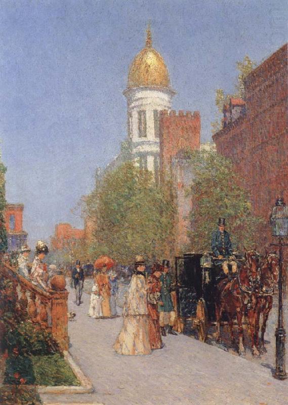 A Spring Morning, Childe Hassam